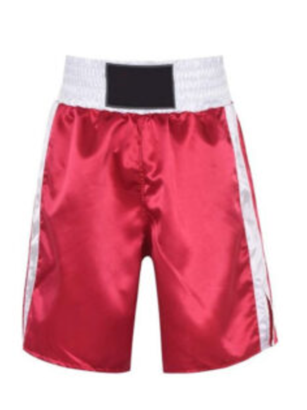 Classic Wide-Waistband Satin Boxing Shorts