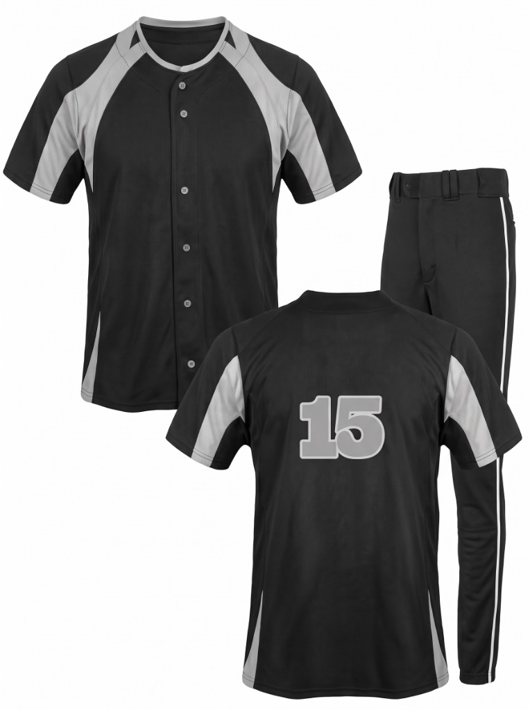 Classic Button-Front Sublimated Baseball Uniform